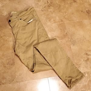 Tan Mid-Rise Skinny Jean